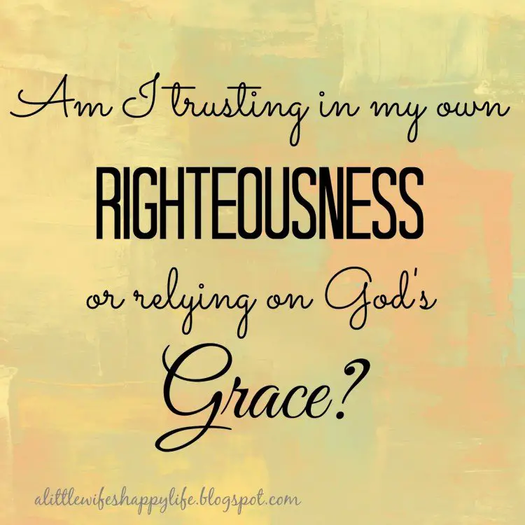 Righteousness or Grace