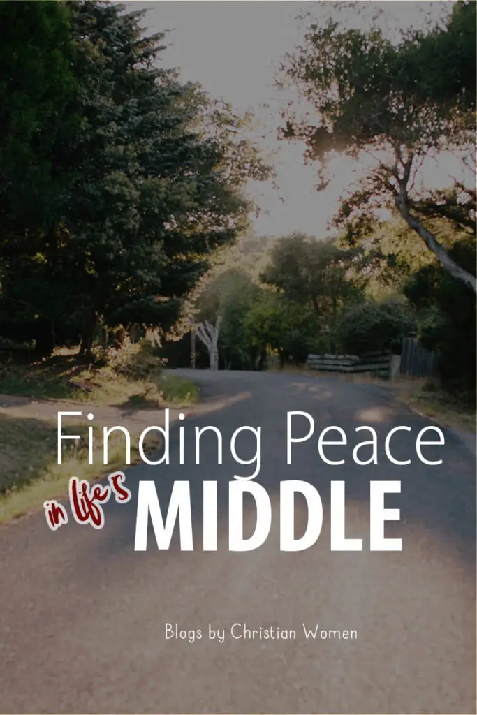 finding peace in life's middle