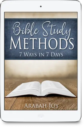 Enhance your Bible study time with Bible Study Methods - 7 Ways in 7 Days