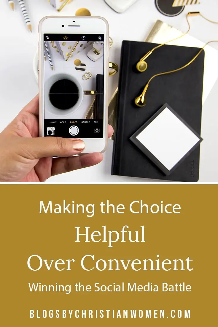 Choosing the helpful over convenient