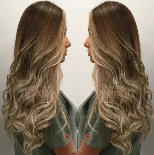 SOFT BROWN BLONDE WAVES