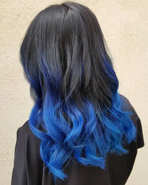 BLACK AND BLUE COMBINATION