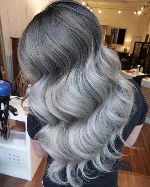 FROSTED SILVER OMBRE