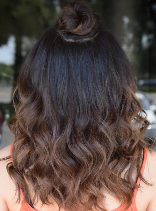 Subtle Brown Ombre Hair
