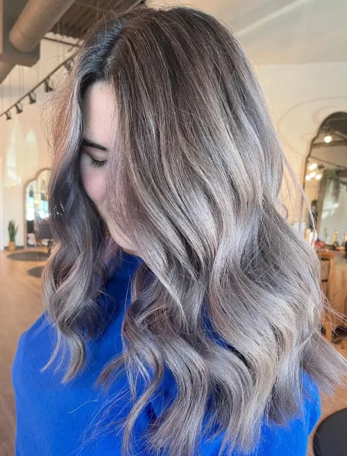 PLATINUM BLONDE BALAYAGE