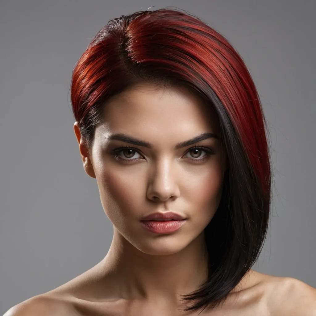 Red → Black Reverse Ombre