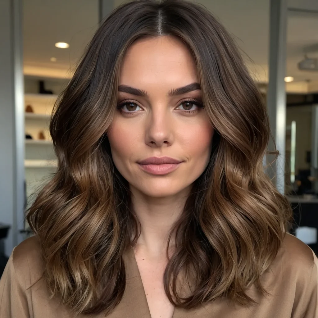 Chocolate Mauve Reverse Ombre