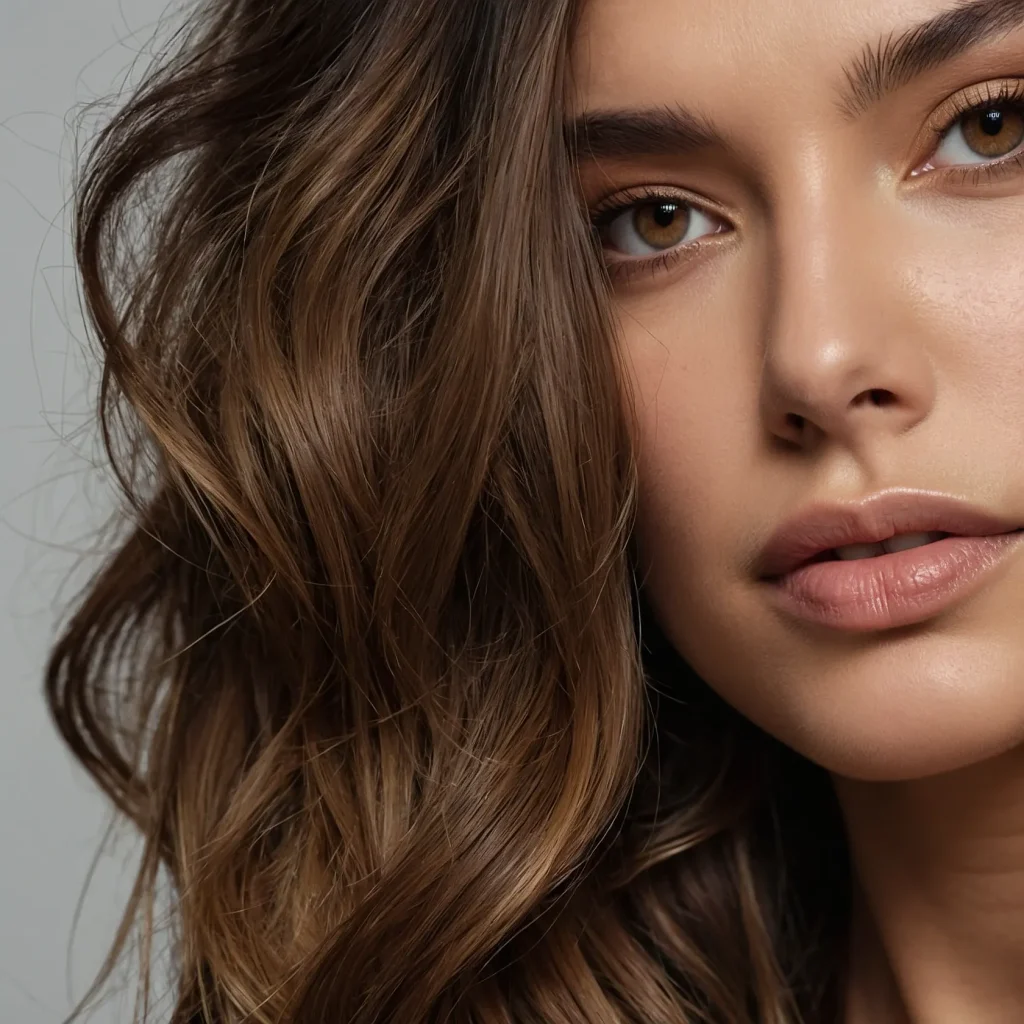Dark Hair with Caramel Tones