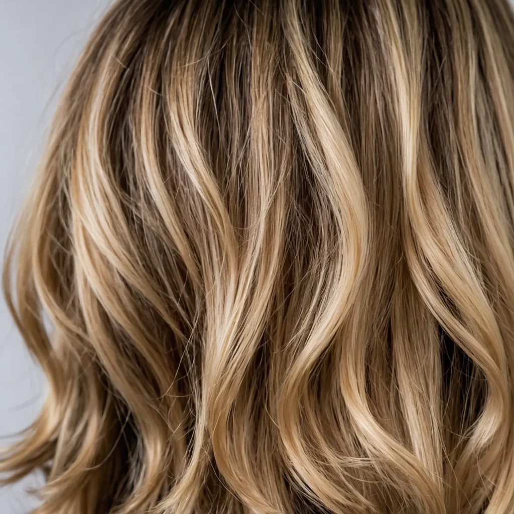 Dimensional Creamy Blonde Balayage