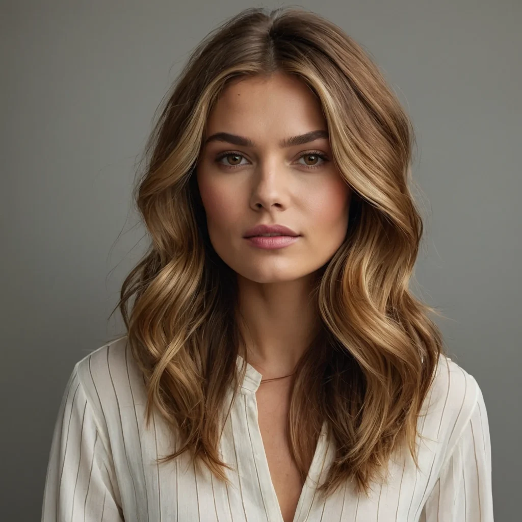 Bronde with Money Pieces