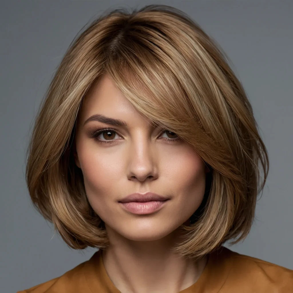 Classic Caramel Bronde Bob