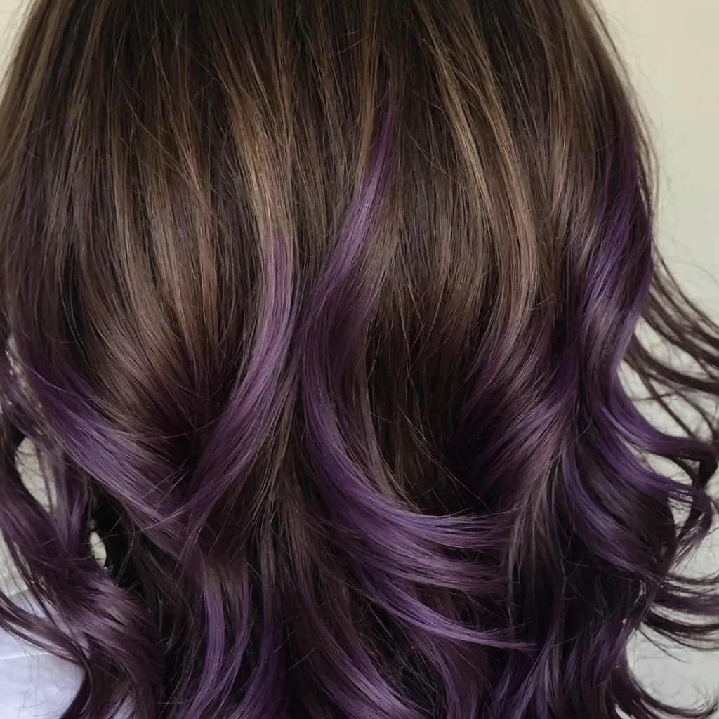 Amethyst Purple Balayage