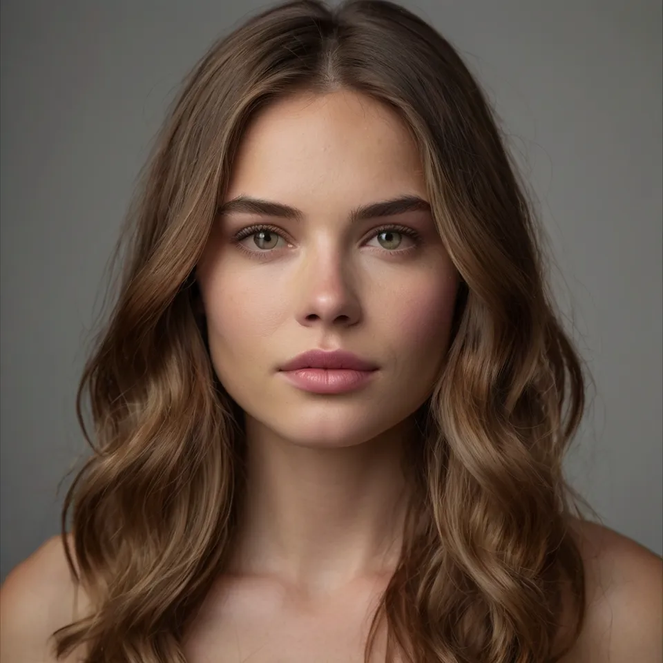 Light Brown Base → Pink Ends