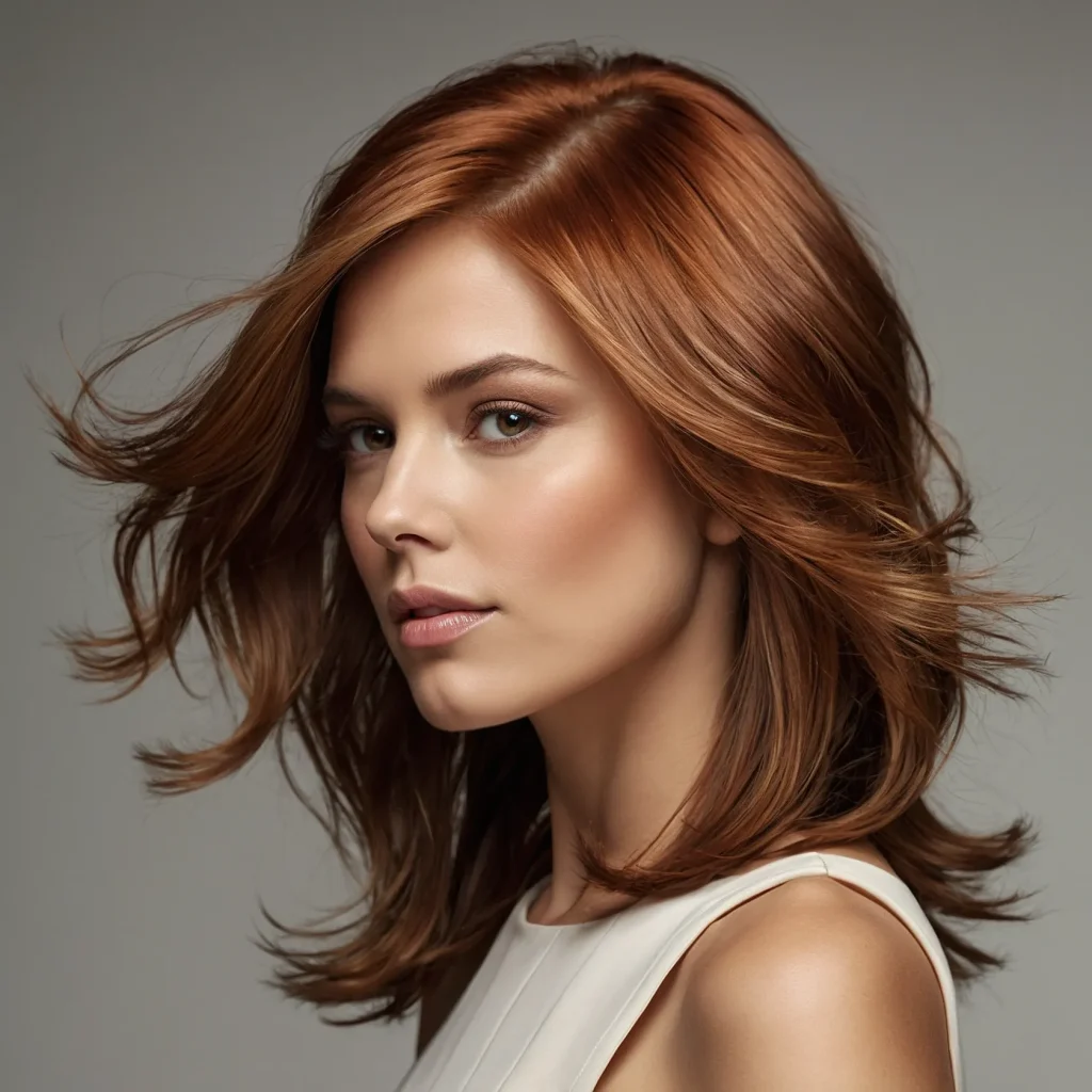 Glistening Copper Highlights