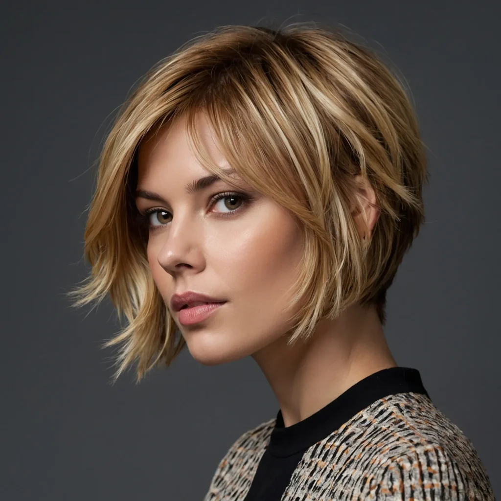 Choppy Cut with Mixed Highlights