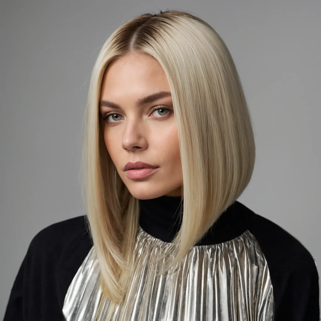 Blunt Blonde Bob