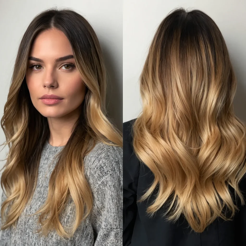 Heavy Golden Blonde from Mid-Length Down