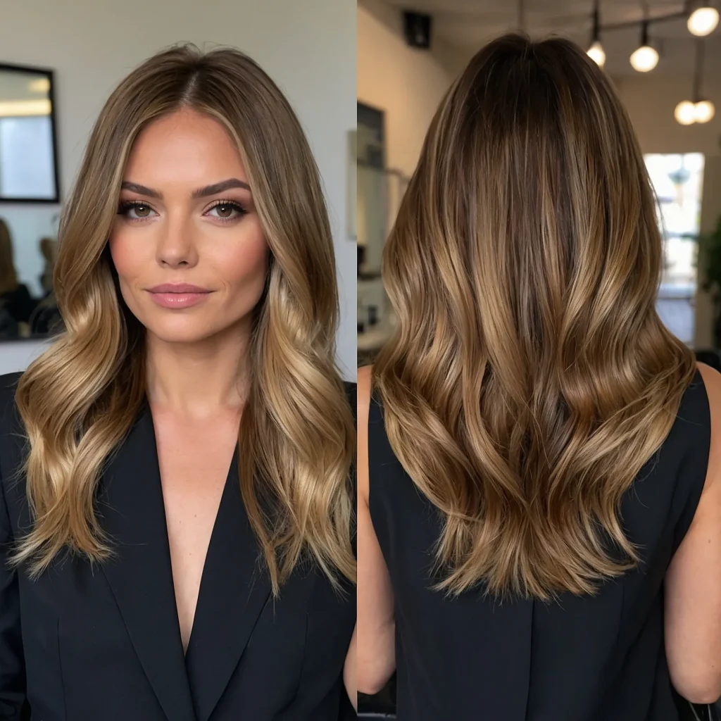 Warm Blonde to Lived‑In Brunette