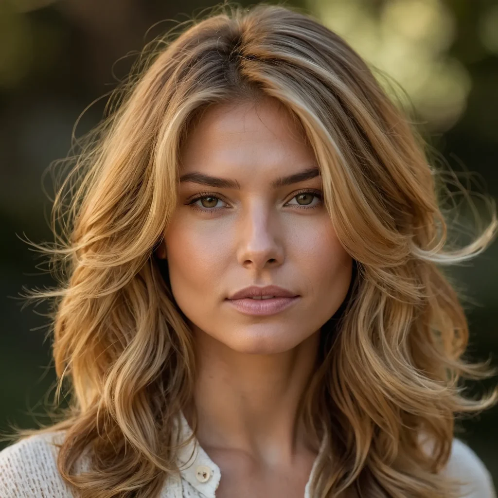 Sun-Kissed Honey Blonde Layers
