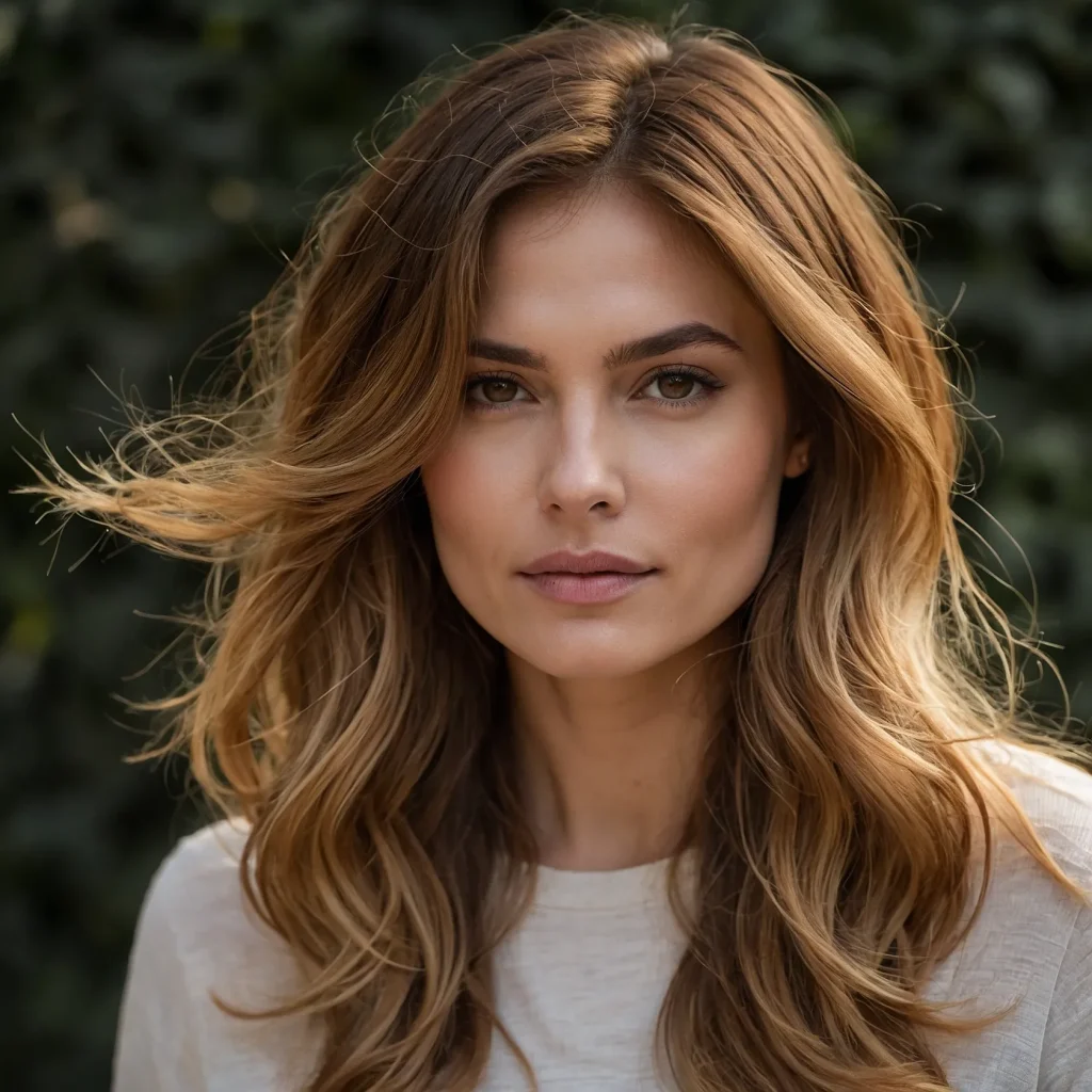 Late‑Summer Caramel Ombre