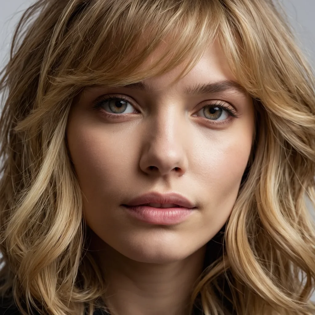 Light Brown to Blonde Shaggy Layers