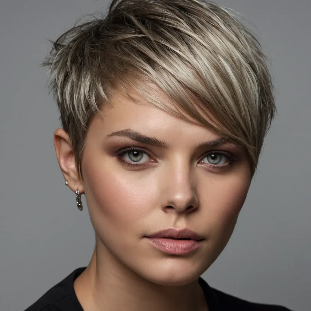 Sleek Silver Pixie
