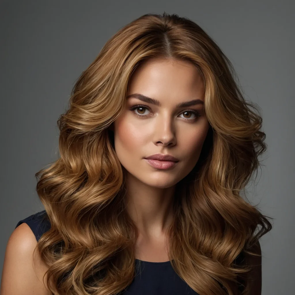 Voluminous Caramel Waves