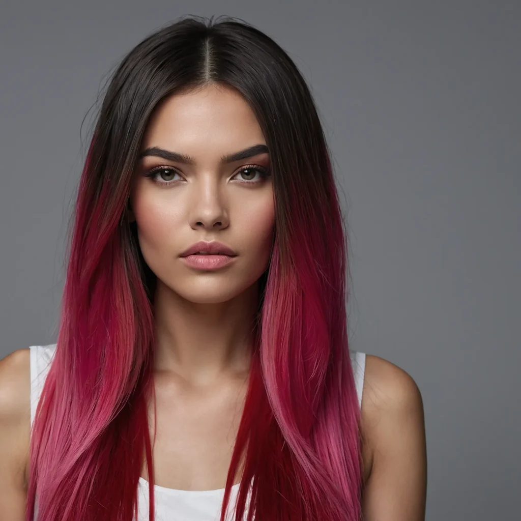 Fuchsia Pink Ombre