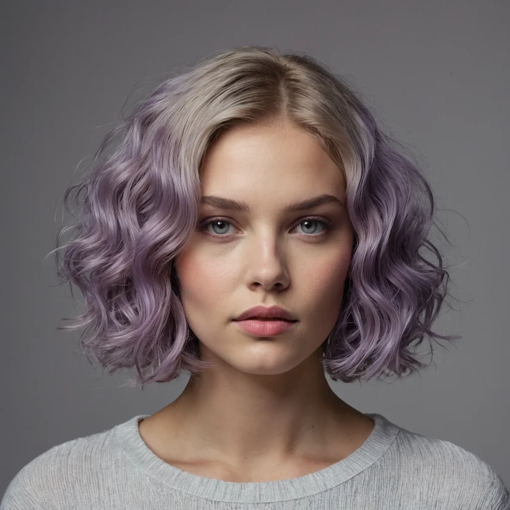 Short Purple Hair (Bob)