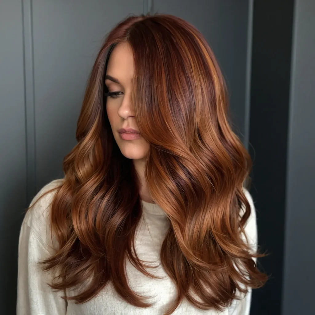 Coppery Auburn Gradients