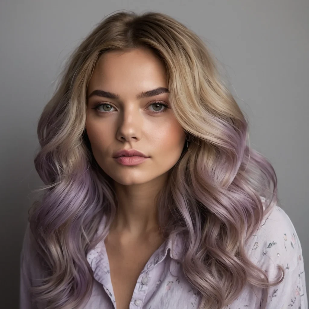Lilac Unicorn Balayage