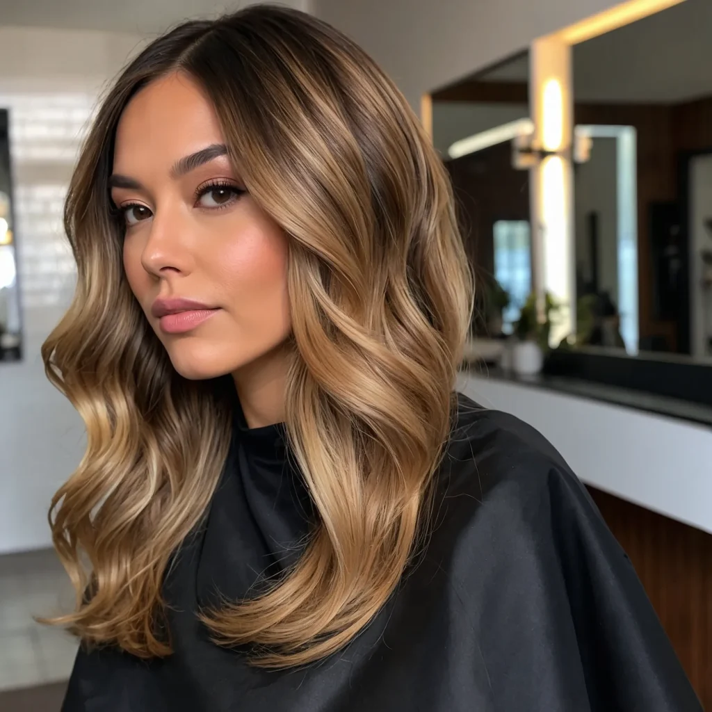 Shadow Hair (Dark Roots to Honey Blonde)