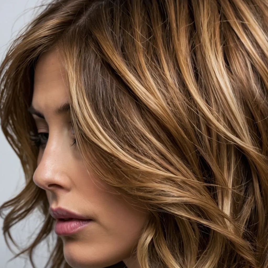 Golden Caramel Highlights