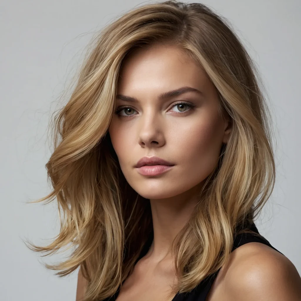 Balayage on Thick Medium Hair