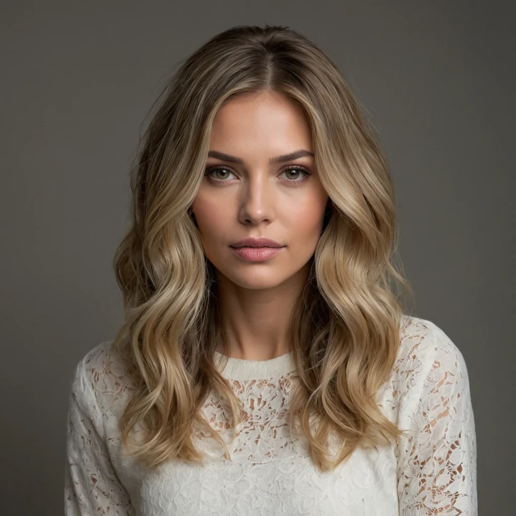 Beige‑Blonde Soft Fade