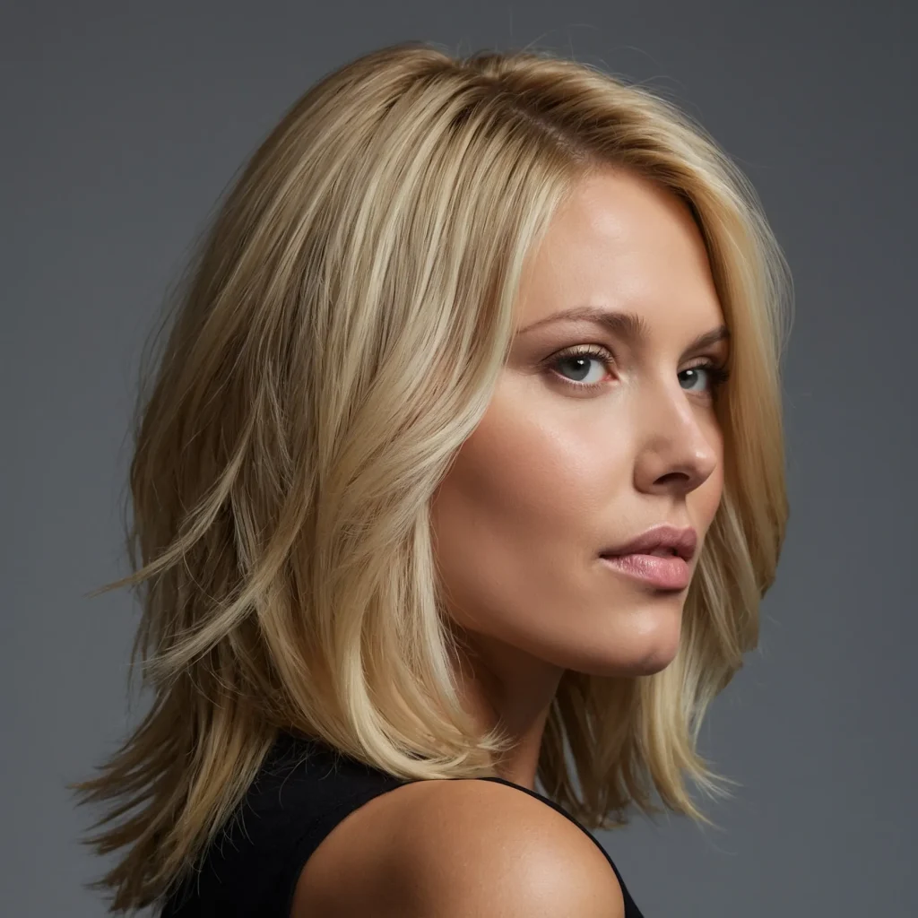 Vanilla Blonde with Shadow Root