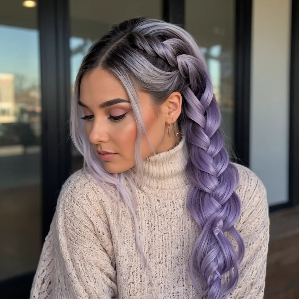 Flower Garden Double Ponytail