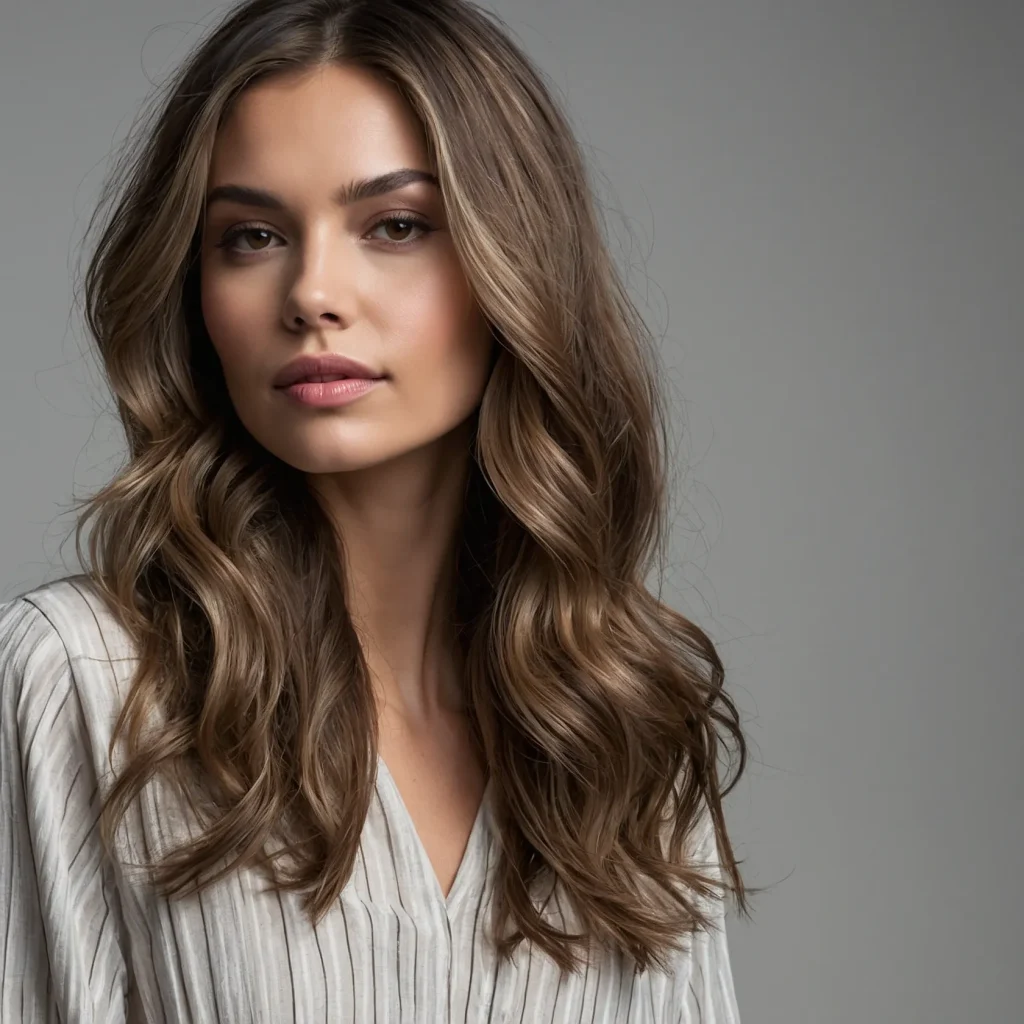 Ashy Brunette Balayage