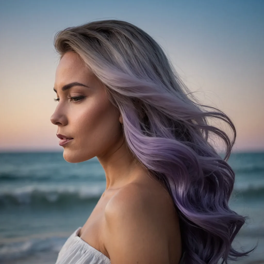 Deep Lavender Mermaid