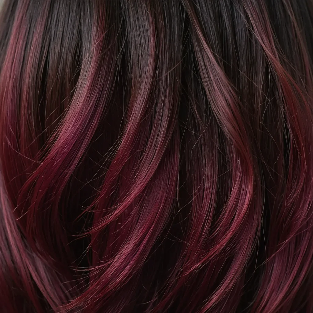 Violet‑Red Ombre 
