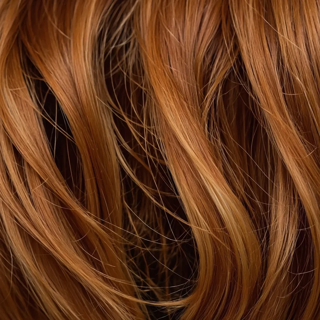 Natural Red with Honey‑Golden Ends