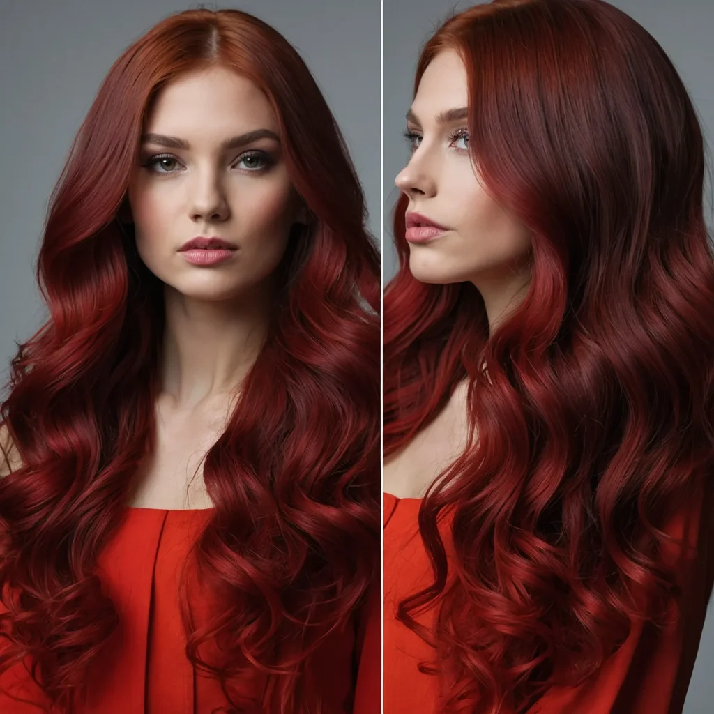 Cherry Red Ombre (Ruby Tips)