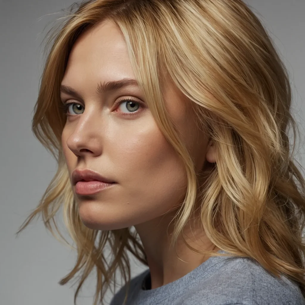 Face‑Framing Blonde Layers