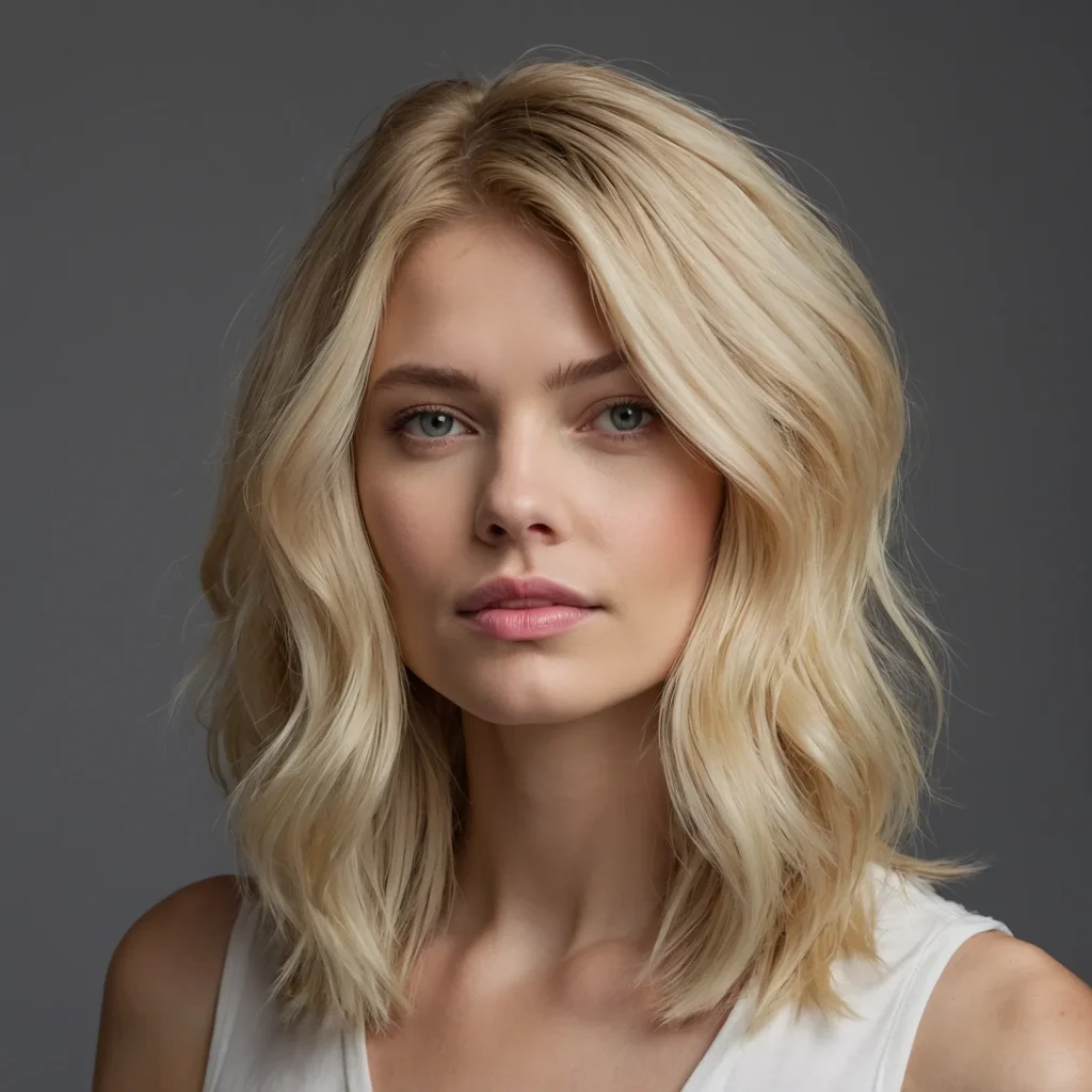 Vanilla Blonde with Pearl Accents