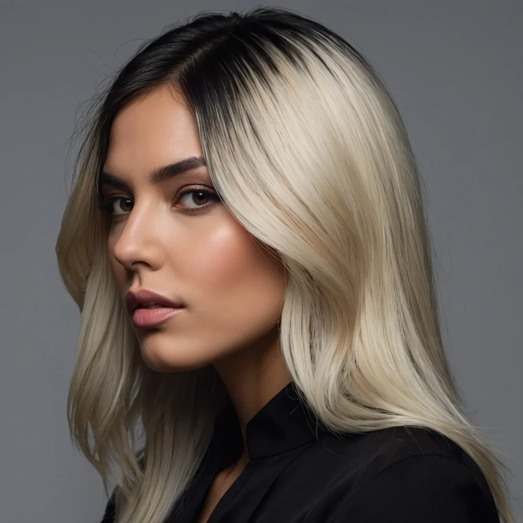 Black to Blonde Ombre