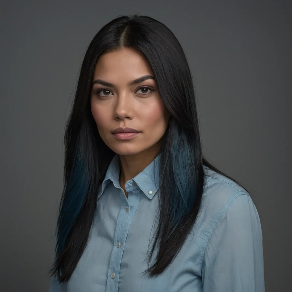 Smokey Blue Ombre