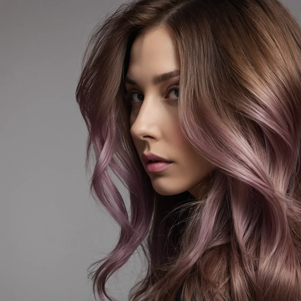 Chocolate Mauve Ombre