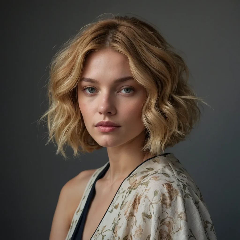 Botticelli-Inspired Tousled Bob