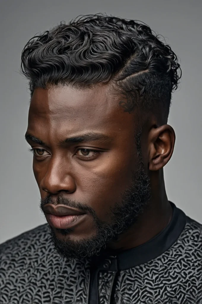 Waves Wolf HybridA Black man with a hybr