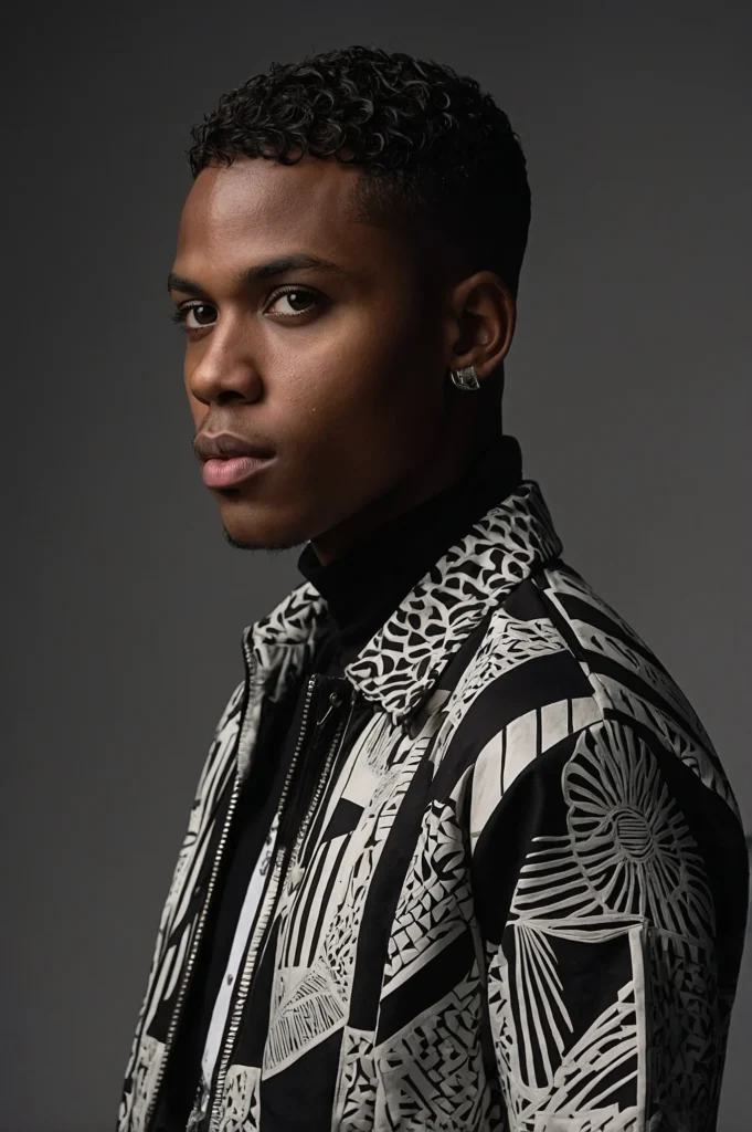 Artistic Design PixieA confident Black man wi